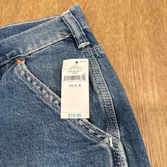 GAP women's wide leg carpenter jeans Size 0 NWT - Picture 5 of 7